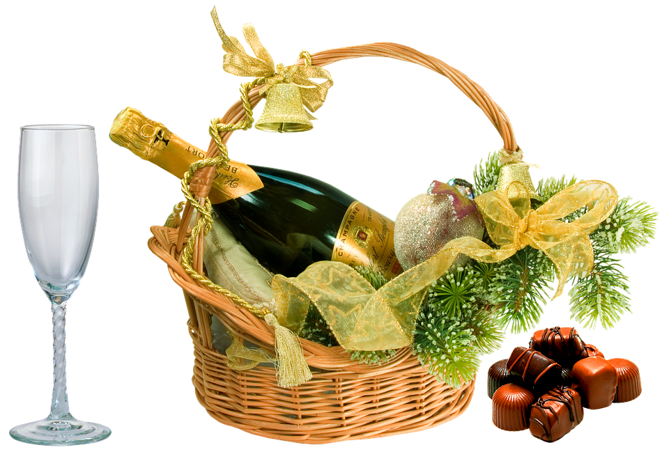 Chocolate Basket as New year gift 
