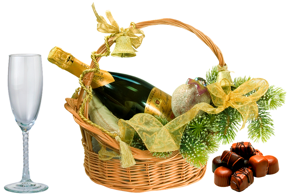 Chocolate Basket as New year gift