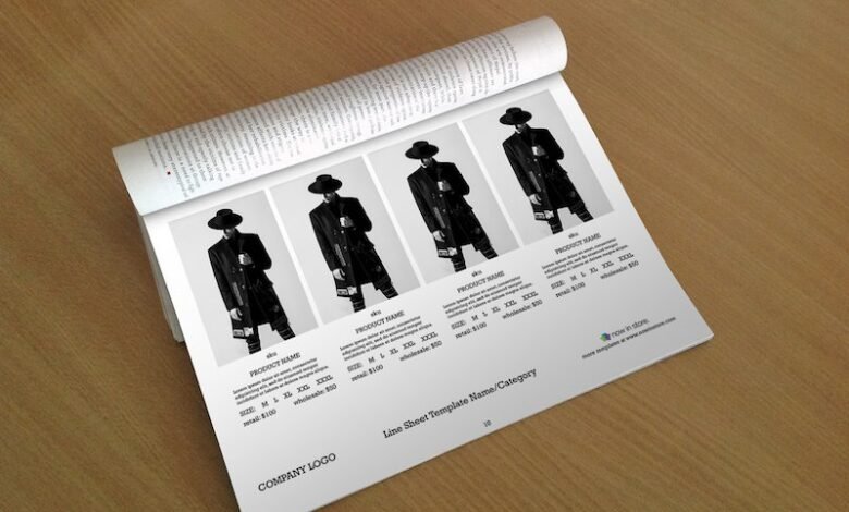 Line Sheets For Your Clothing 1 clothing