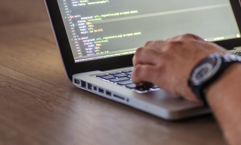 A Guide to Outsourced Software Testing 1 person encoding in laptop