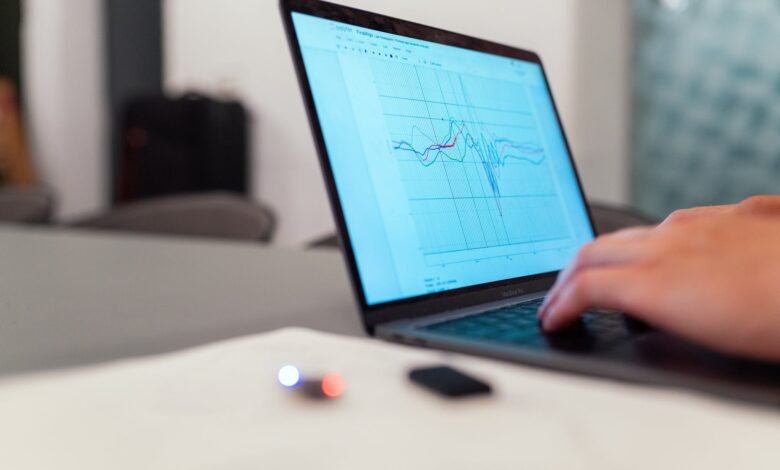 Why Environmental Monitoring is important: 5 Major Reasons 1 graph on laptop screen